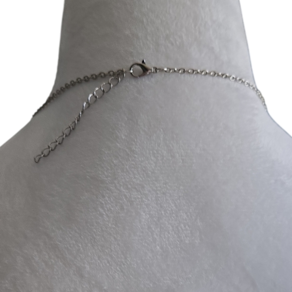 Art Deco Triple Dragonfly Necklace - Picture 3 of 5
